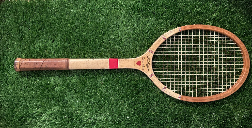 vintage tennis racket